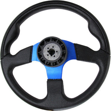 AAA Steering Wheel (With PU Sleeves) - BLUE