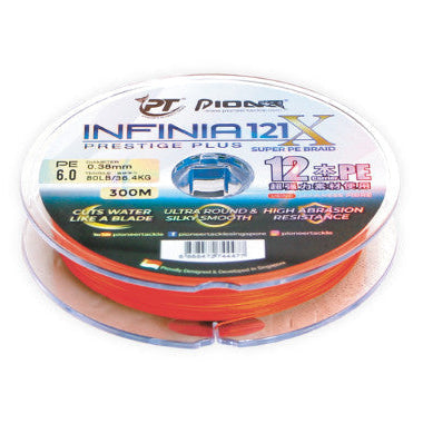 PIONEER - Infinia 121 X Prestige Plus Super PE Braid Fishing Line
