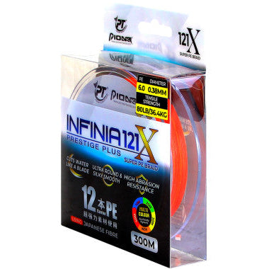 PIONEER - Infinia 121 X Prestige Plus Super PE Braid Fishing Line