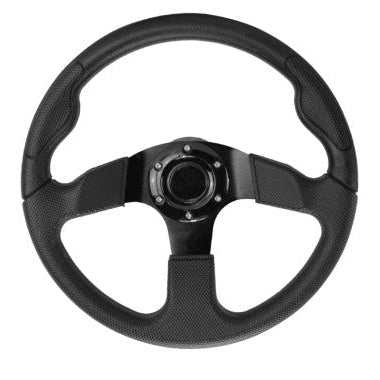 AAA Steering Wheel (With PU Sleeves) - BLACK