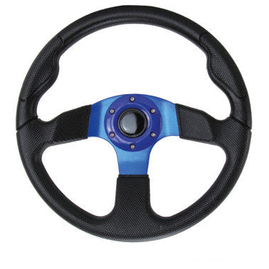 AAA Steering Wheel (With PU Sleeves) - BLUE