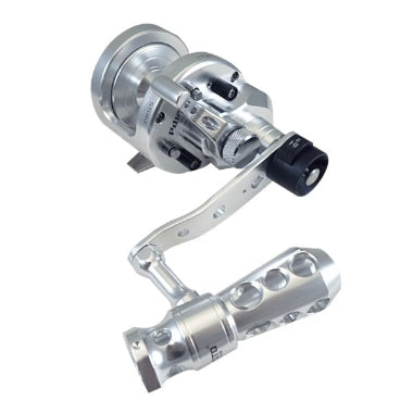 OMOTO - Predios Two Speed Fishing Reel Silver/ALU