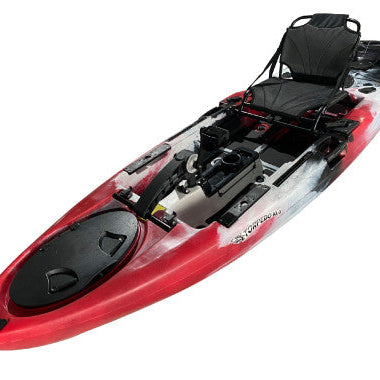 Torpedo 10.0 Pedal Fishing Kayak - Lava Red (10 Feet)